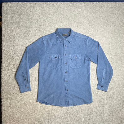 Covington Shirt Mens Blue Long Sleeve Button Up S
