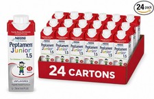 24 Individual Cartons Nestle Peptamen Junior 1.5 Unflavored Exp 02/2027 Or Later