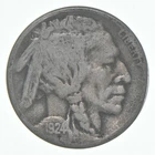 1924-S Indian Head Buffalo Nickel Average Circ