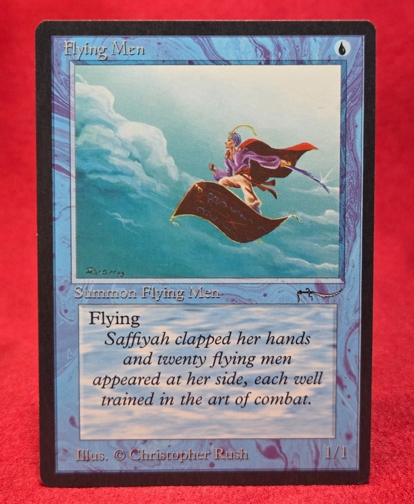 Arabian Nights Flying Men Magic The Gathering, MTG 1993 - NM