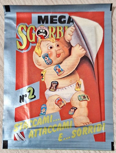 Sgorbions Mega Cards II Espositore 24 Bustine Figurine GPK - Picture 2 of 4