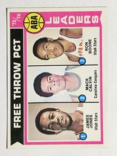 1974-75 Topps #210 James Jones/Mack Calvin/Ron Boone LL (NMMT)