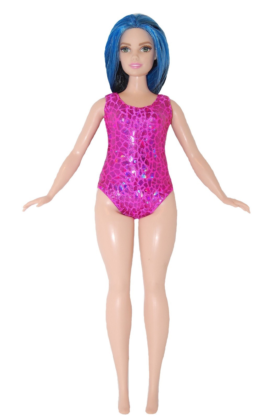Swimsuit for Curvy Fashion Fashionista Doll Clothes TKCT Pink Giraffe-image