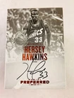 Hersey Hawkins /99 ON CARD Auto 2016-17 Panini Preferred #114