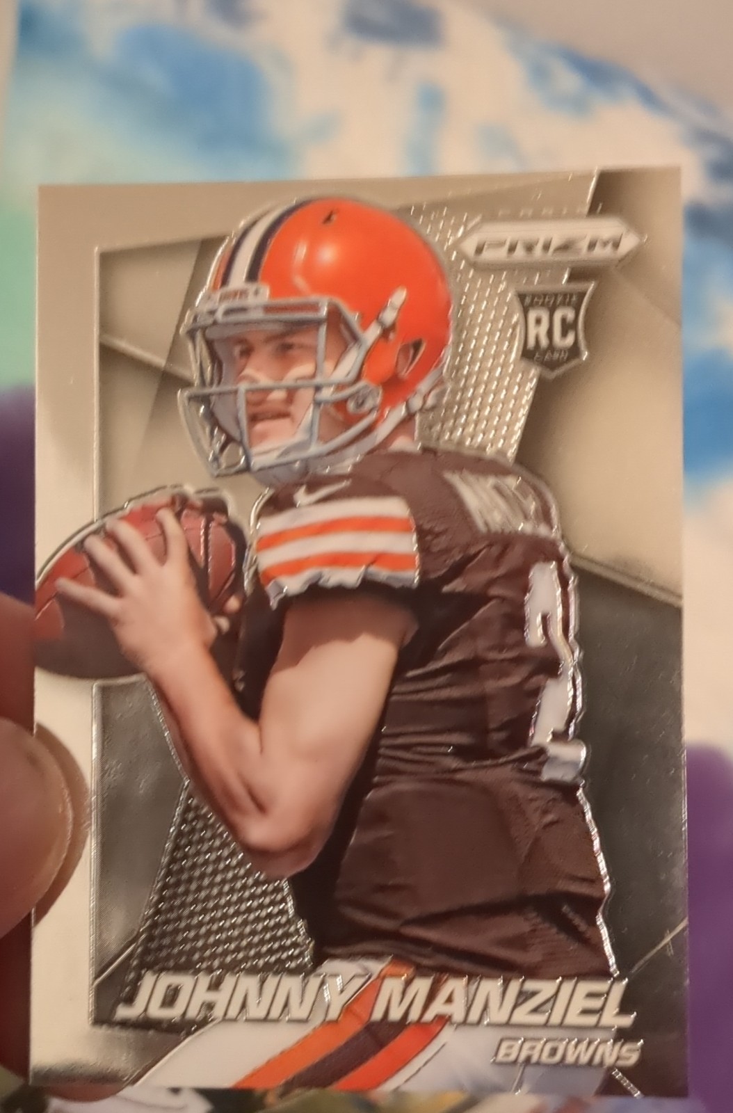 2014  Prizm - Johnny Manziel #287 Ball in  Hands, Looking over Shoulder (RC)