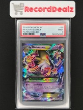 PSA 9 | M Alakazam EX 26/124 | 2016 XY - Fates Collide | Pokemon Card