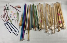 Lot of Knitting Needles Crochet Hooks Other Needlework Tools
