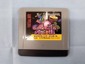 Virtual Boy Software Galactic Pinball Nintendo FPj26