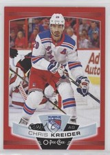 2019-20 O-Pee-Chee Wrapper Redemption Red Blank Back Chris Kreider #21 0c3