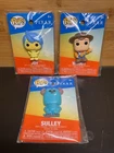 Funko Pop! Disney Pixar Vinyl Figure Pin - Lot Of 3 Sulley, Joy, Woody  Sealed