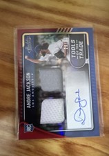2022 Panini Absolute - Tools of the Trade 2 Swatch Signatures Andre Jackson...