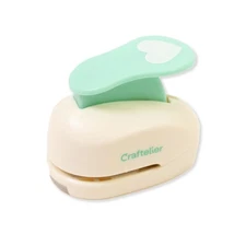 - 1 Inch Heart Hole Punch with Lever Press | Hole Puncher for Paper Crafts | ...