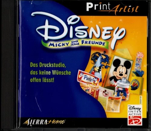 Disney Print Artist Software für Windows 95/98/ME/2000/NT 4.0 oder höher