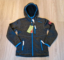 TROLLKIDS Jungen Fleecejacke Kapuze, Strickja...
