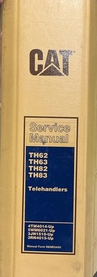 CAT Service Manual RENR3450 for Caterpillar Telehandler TH62 TH63 TH82 TH83