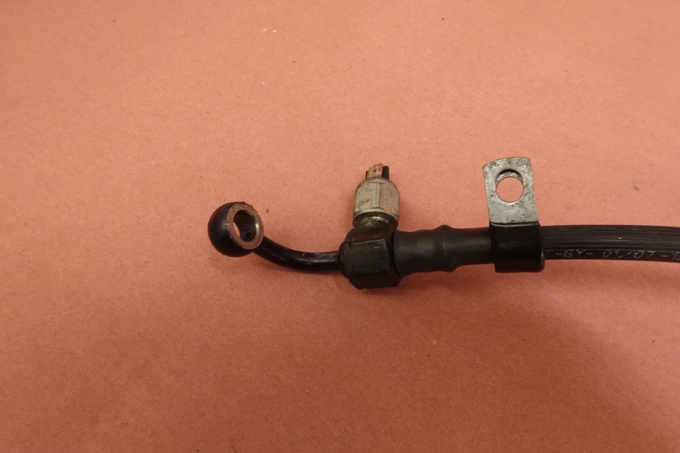 Tubo de manguera de freno trasero Harley Davidson Dyna Street Bob 2007-2011 FXDBI Foto 2 de 4