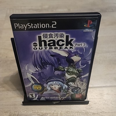 .Hack Outbreak (Sony PlayStation 2, 2003) CIB W/ Manual DVD & Reg Card Tested