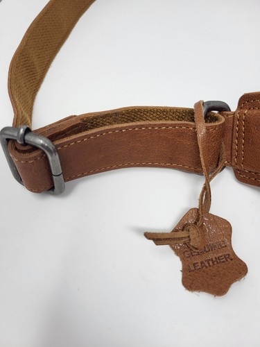 SPIKES & SPARROW Leather Belt Bag With Front Zip Pocket Camel Brown NWT NEW - Picture 6 of 13