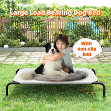 Raised Dog Bed for Large Dogs Waterproof XL Dog Cot Outdoor Cooling Elevated Pet