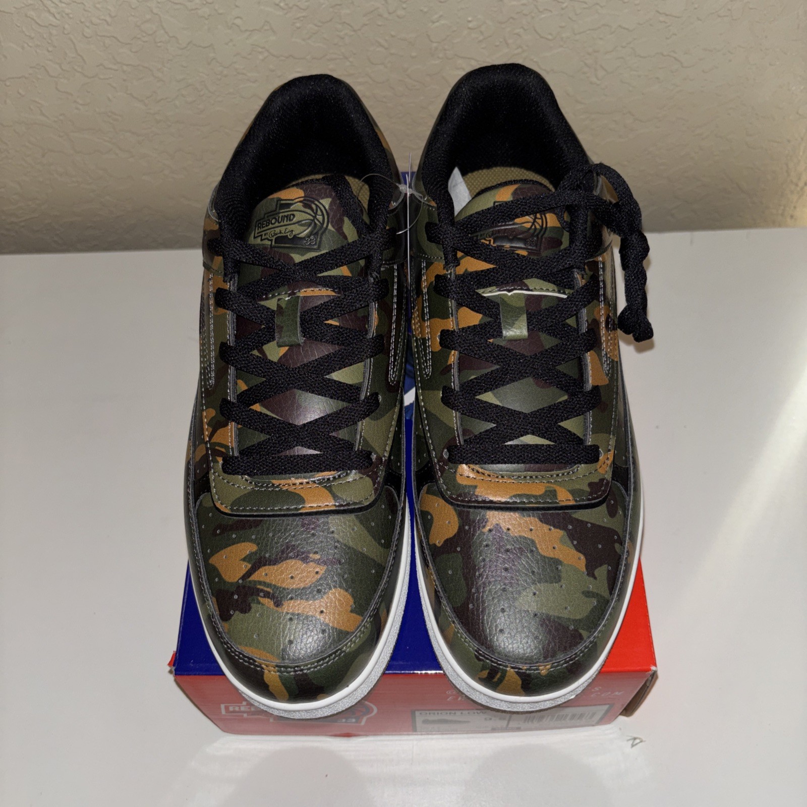 PATRICK EWING REBOUND ORION LOW CAMO/GUM SHOES Men's Size  1