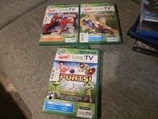 Lot Of 3 LeapFrog LeapTV Spider-Man, Kart Racing, Sports Educational Games