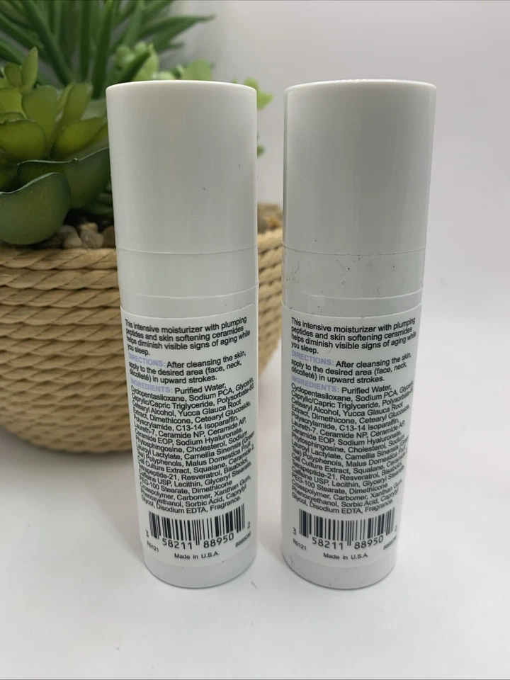 Nuevo Lote de 2 REPLENIX Age Restore Terapia Nocturna Mini Tamaño .5oz/15g Cada Nuevo Sin Caja Foto 2 de 3