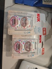 2 6-18 Months Nuk Pacifiers 2 Per Pack