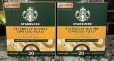 Starbucks Nespresso Vertuo Blonde Espresso Roast Coffee 40 pods