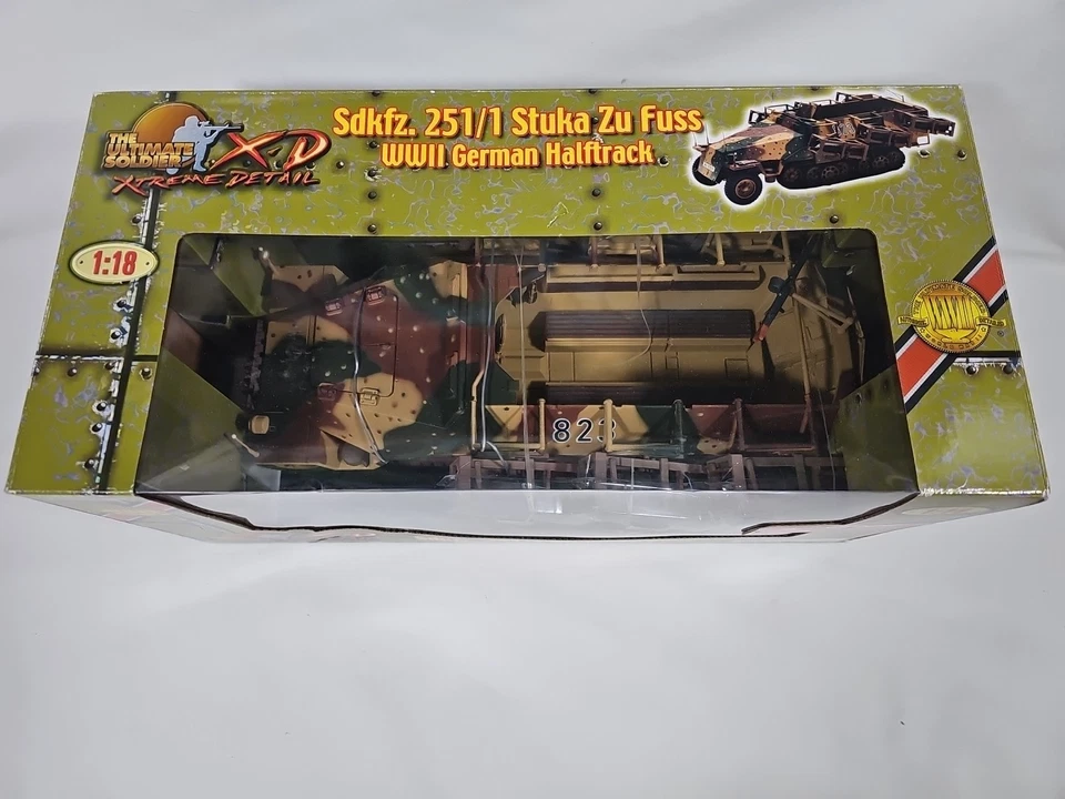 ULTIMATE SOLDIER 1:18 WWII German Sdkfz. 251/1 STUKA ZU FUSS HALFTRACK tank NEW - Image 3 of 4