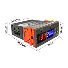 Temperature Controller Thermostat Temp Sensor Digital STC-3018 12V 24V 110V-220V