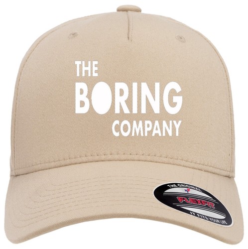 The Boring Company Tesla Elon Musk Logo Hat Flexfit Baseball Cap Printed Emblem - Picture 4 of 15