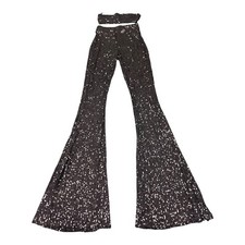 New Hot girl heavy industry glitter suspender suit female summer waist  size XS