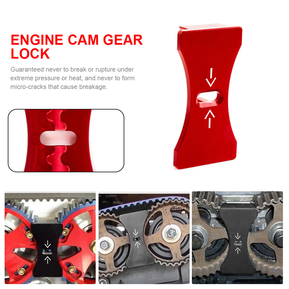 Engine Cam Gear Lock Camshaft Retainer for Mitsubishi Eclipse DSM (Red) eBay