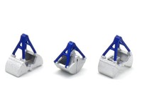 Mu N-A50374 - Fertigmodell Mehrschalengreifer 3X - Spur N - Neu