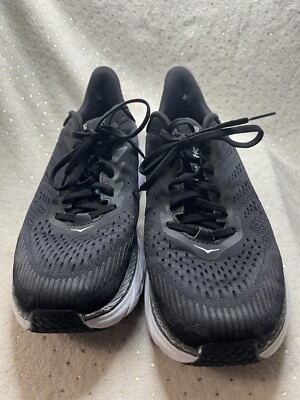 Hoka One One Clifton 7 Mens Running Shoes Size 10 Black  display picture 3