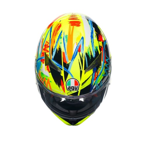 Casco AGV Integral Doble Visera K3 Valentino Rossi Invierno Test 2019 Talla M - Imagen 7 de 7