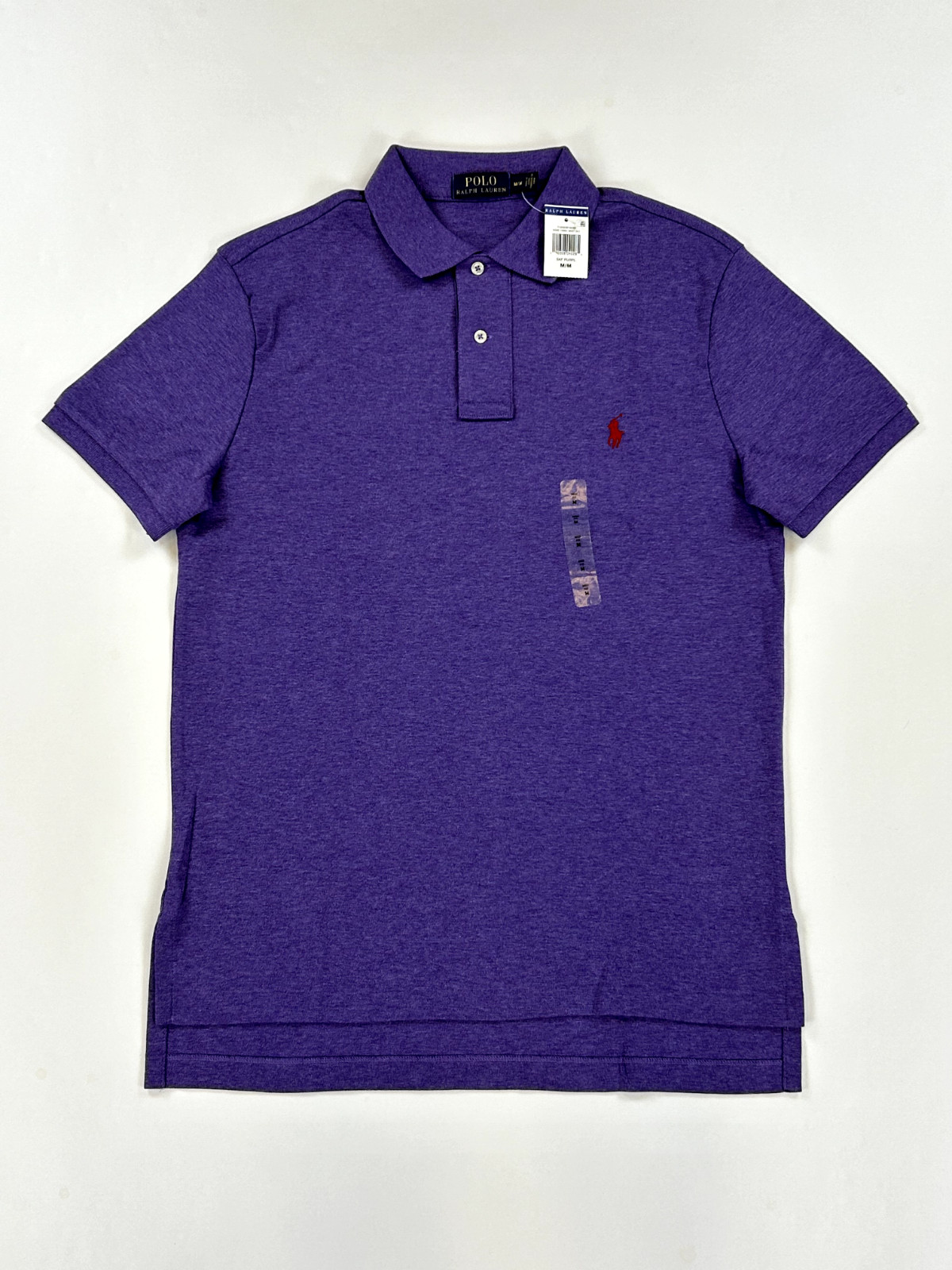 Рубашка поло Polo Ralph Lauren из джерси и хлопка - Фиолетовый - Размер: Средний