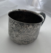 Vintage Silver Baby Cup EPNS Sheffield with hallmarks