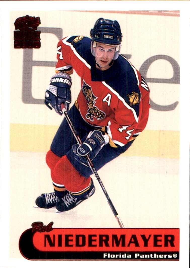 1999-00 Pacific Paramount RED #103 Rob Niedermayer FLORIDA PANTHERS