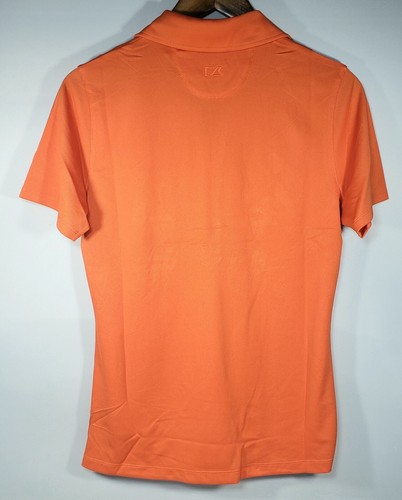 CUTTER AND BUCK Glendale DryTec Golf Polo | Women's Medium | Orange LCK02566 - Picture 3 of 9