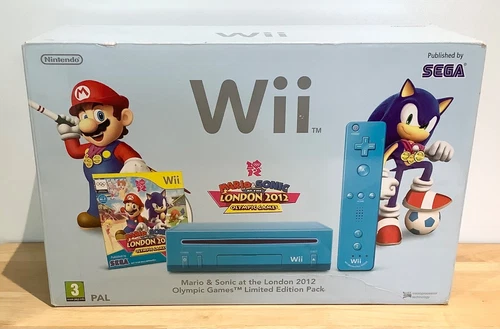 Nintendo Wii Mario & Sonic at the London 2012 Olympic Games Limited Edition VGC.