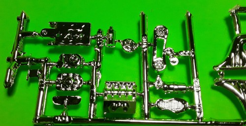 MPC 1967 GTO Pontiac 1/25 6.6 400 Motor Engine Chrome Blower Long Tube Headers - Picture 7 of 7