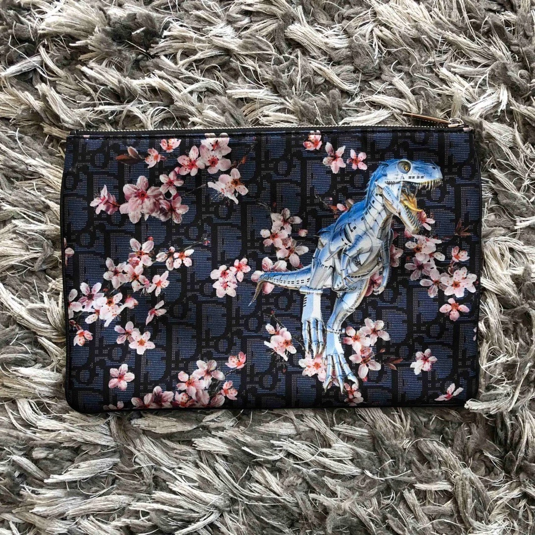 Sac pochette DIOR HOMME x HAJIME SORAYAMA POCHETTE rare modèle limité neuf