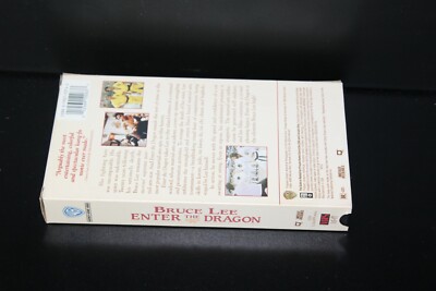 Bruce Lee Enter The Dragon VHS Cassette Tape Video Kung Foo Original