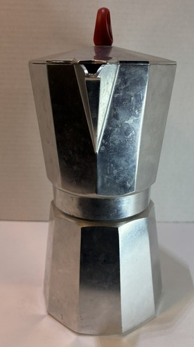 Pedrini Italy Moka Pot Espresso Maker Coffee 8” - Picture 4 of 10