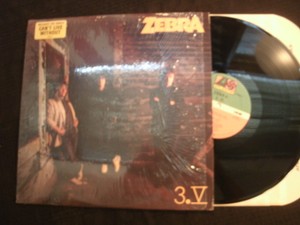 Zebra-3-V-1986-Vinyl-12-039-039-Lp-Shrink-Exc-Prog-Hard-Rock-AOR