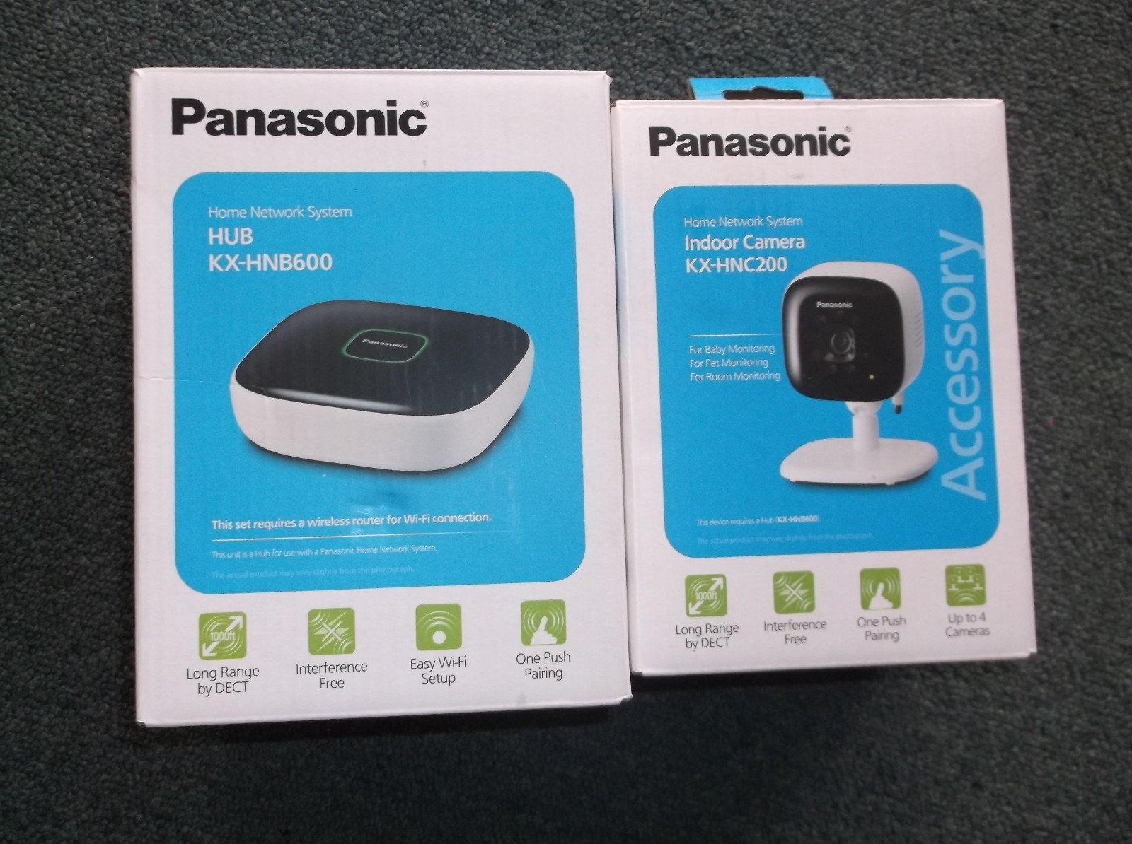 D09021602 Panasonic Smart Home Monitoring System Baby Monitor Kit Security Camer
