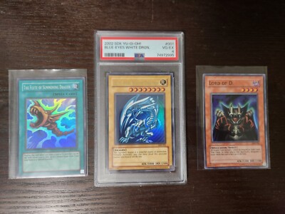 Yugioh Starter Deck Kaiba SDK - Complete Set NM/LP + PSA 4