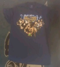 Ultimate Warrior Lita Paul Bearer Hall Of Fame 2014 Licensed WWE Medium T Shirt