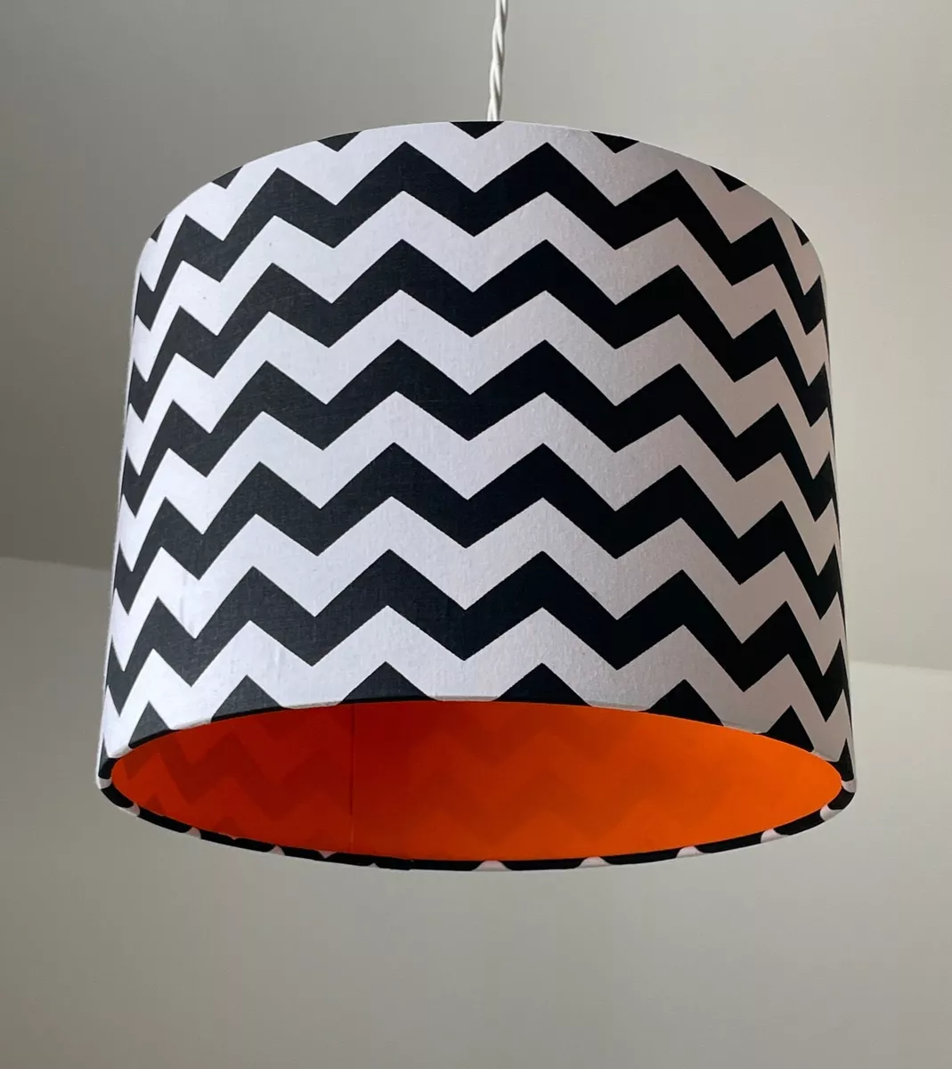 Black and white clearance checked lamp shades